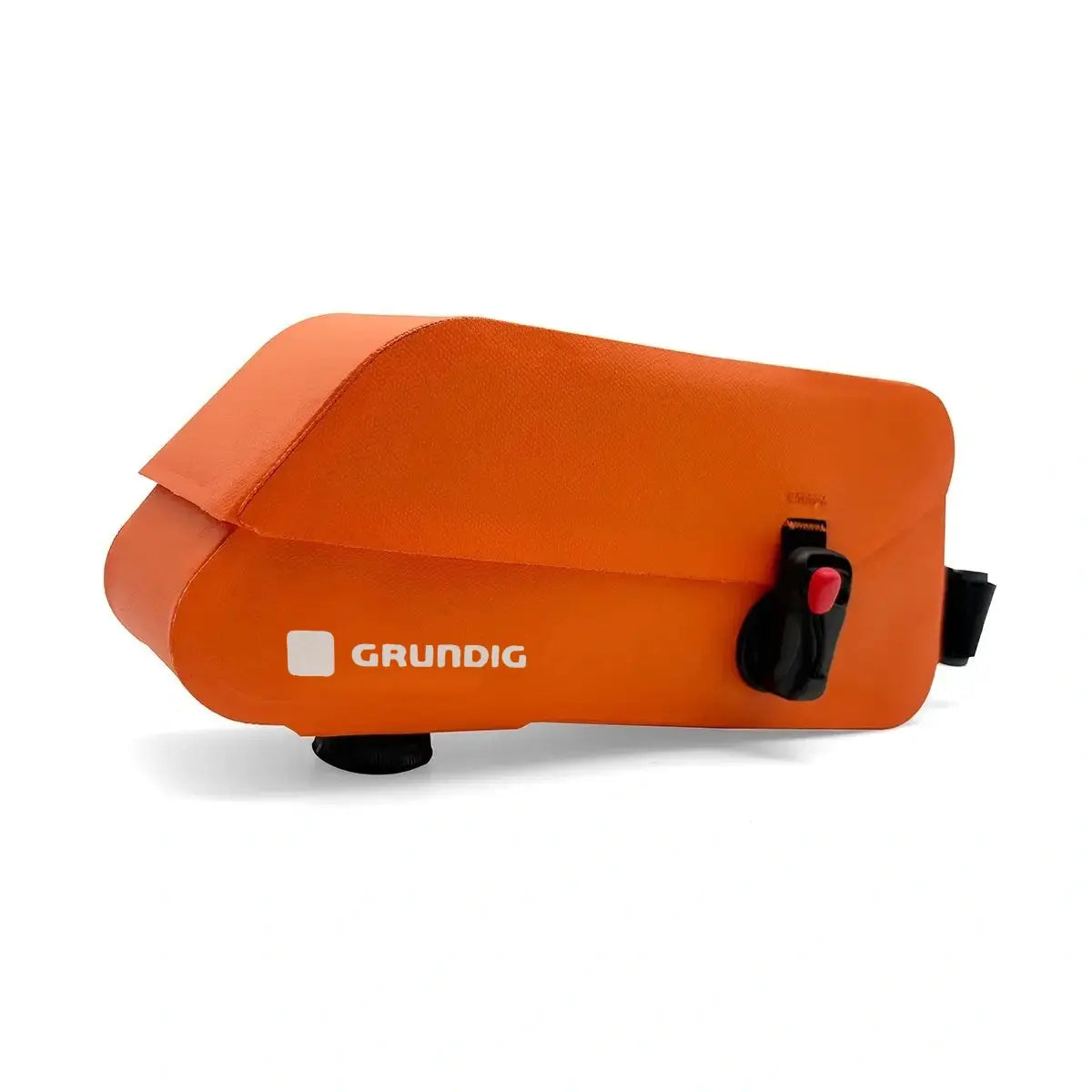 Grundig 1.2L Waterproof Bike Top Tube Bag – Magnetic One-Hand Access & Aero Shape| #Color_Orange