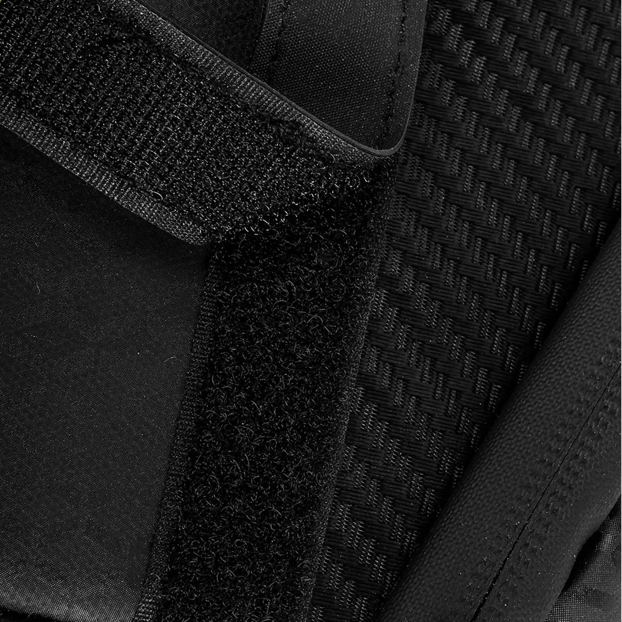Secure dual Velcro strap attachment on Grundig waterproof saddle bag