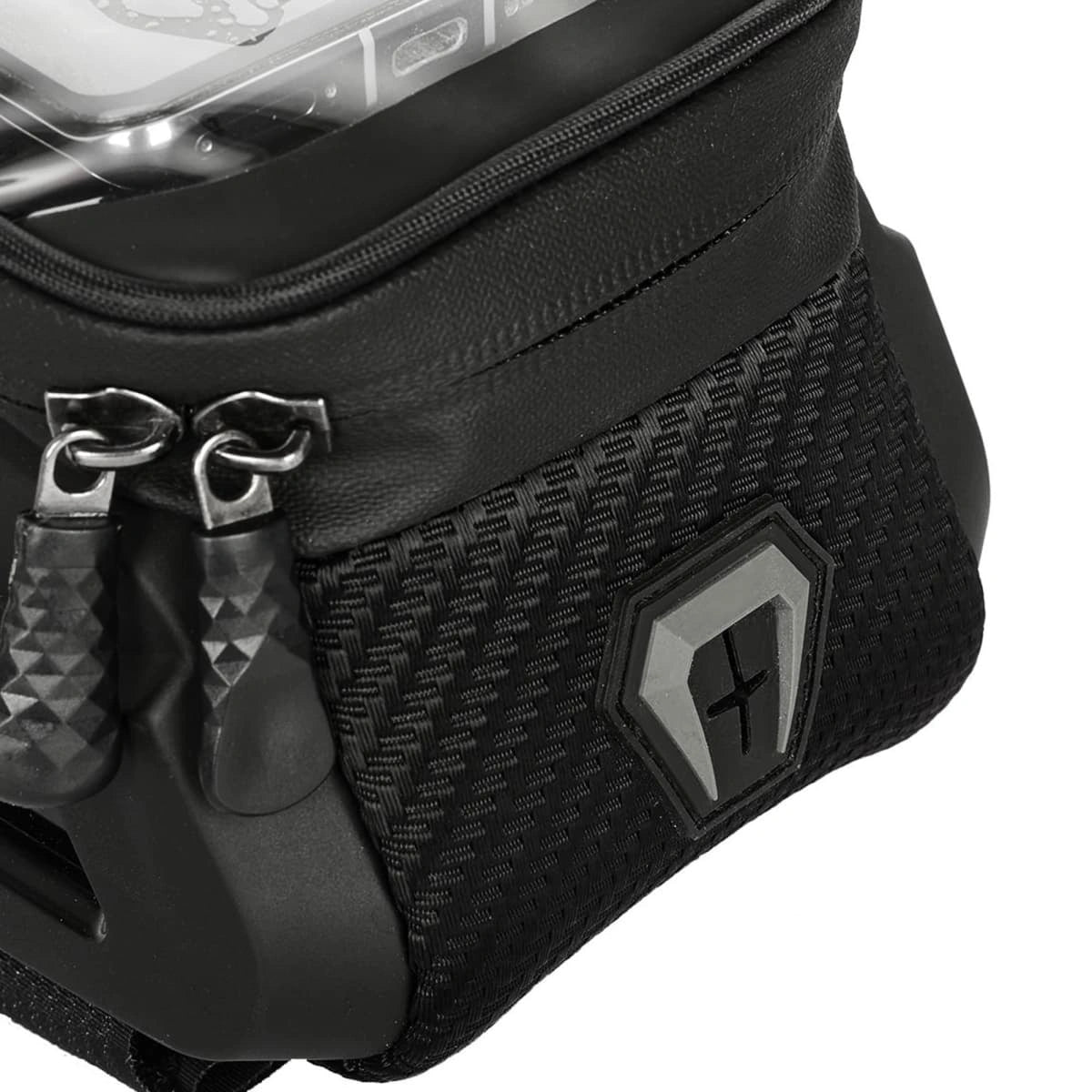 Grundig wasserdichte Fahrrad-Rahmentasche 1,5 l – stabil, stoßfest, Touchscreen-fähig