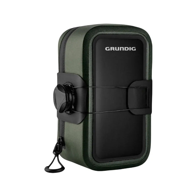 Grundig Self-Locking Waterproof Saddle Bag – Quick & Secure Mount|#Color_Green