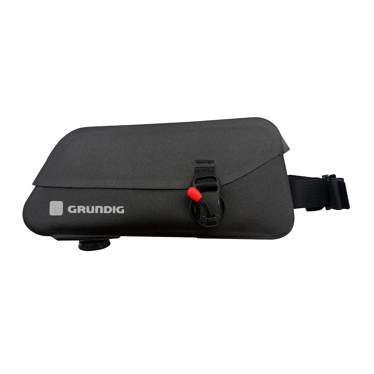Grundig 1.2L Waterproof Bike Top Tube Bag – Magnetic One-Hand Access & Aero Shape| #Color_Black